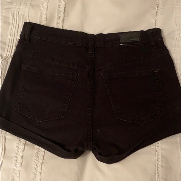 Garage High Waisted Denim Shorts - Picture 2 of 2